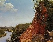 Alexey Tyranov View of the River Tosno Sweden oil painting artist